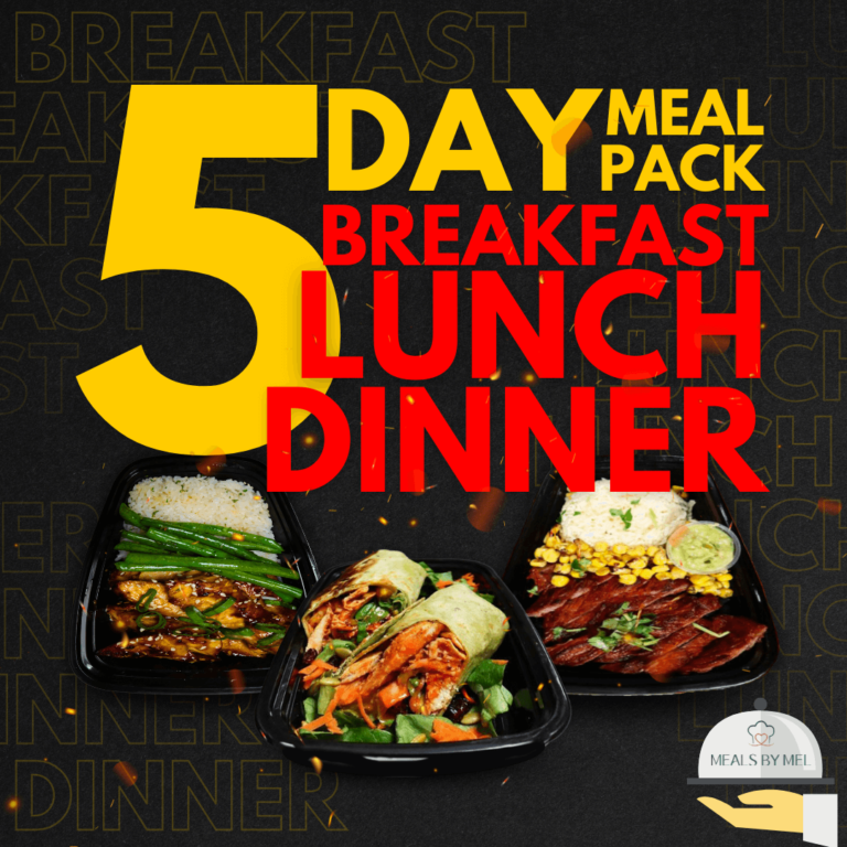 5 Day Meal Pack - Breakfast Lunch Dinner